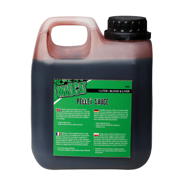 Madcat-Pellet Sauce 1000ml Blood & Liver - Hengelsport De Goeie Vangst