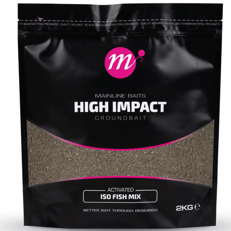 Mainline-Iso Fish High Impact Groundbait | 2kg-Bruin - Hengelsport De Goeie Vangst
