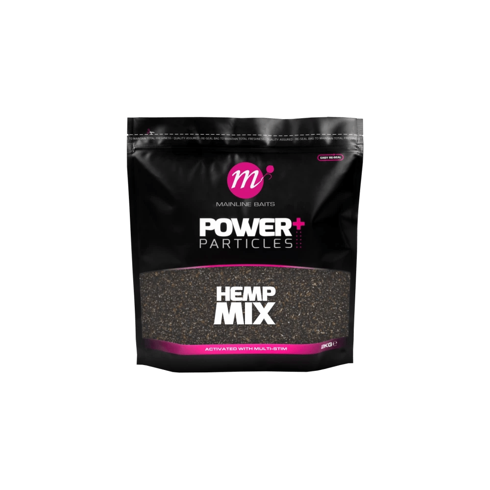Mainline-Power+ Hemp Mix | 2kg-5mm - Hengelsport De Goeie Vangst