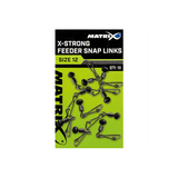Matrix-X-Strong Feeder Snap Links-10 - Hengelsport De Goeie Vangst