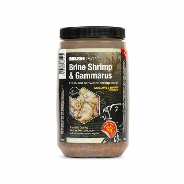 Nash - Brine Shrimp & Gammarus 500ml - Hengelsport De Goeie Vangst