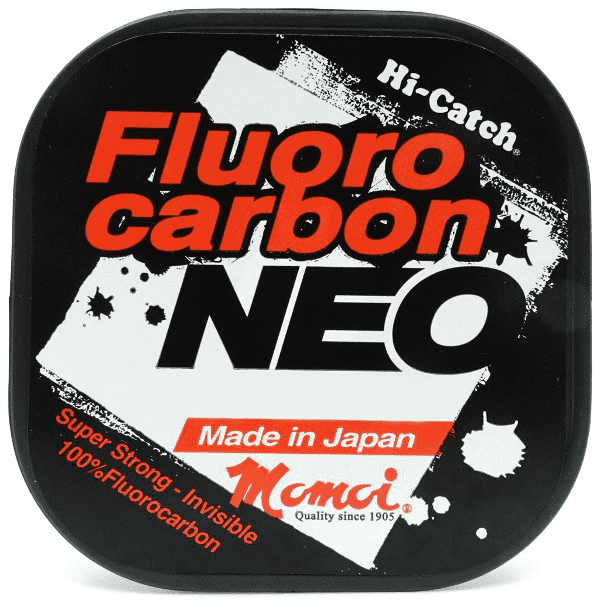 Momoi-Hi-Catch Neo Fluoro Carbon | 50m-Clear-0.14mm-Hengelsport De Goeie Vangst