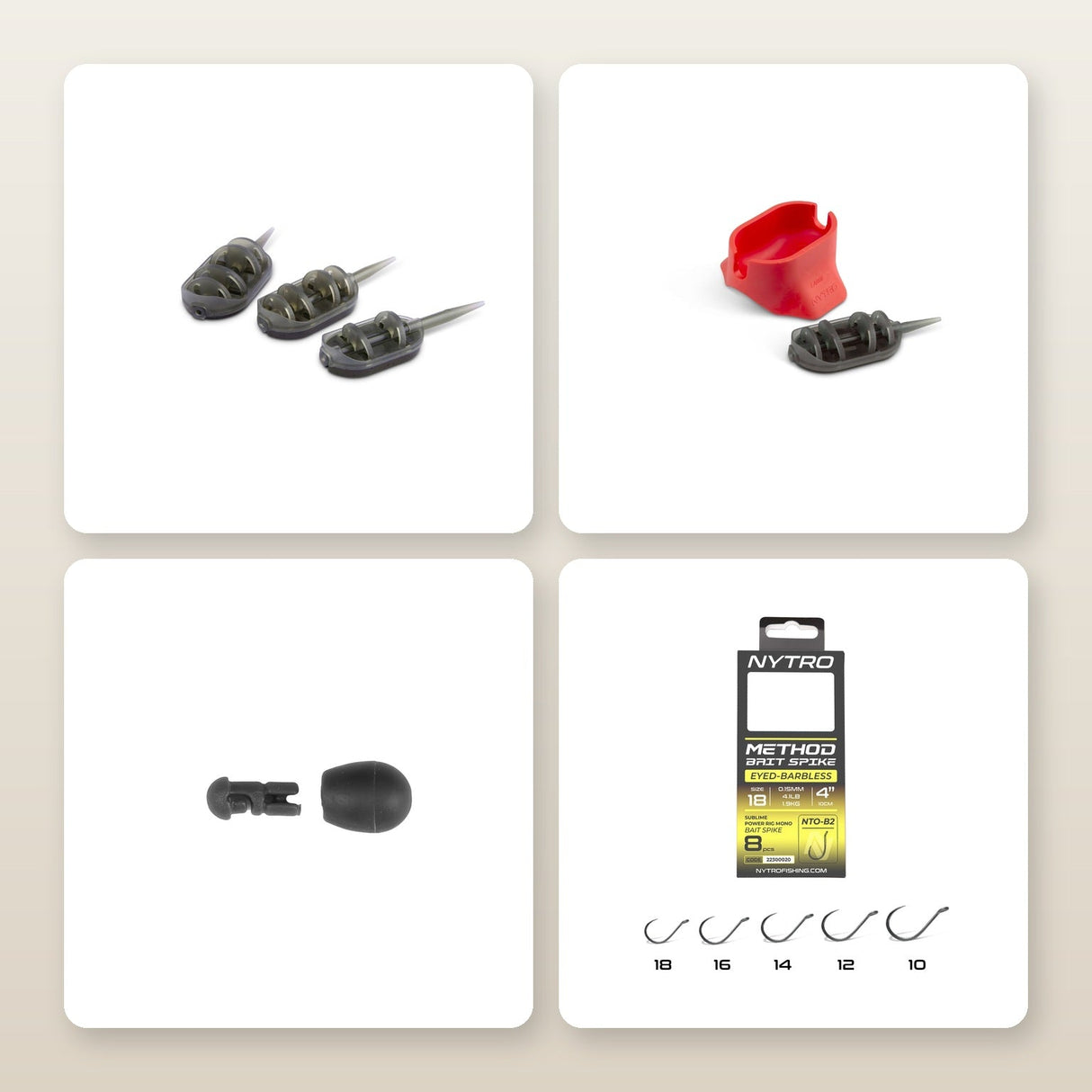 Nytro-Method Feeder Accessoireset – Large - De Goeie Vangst