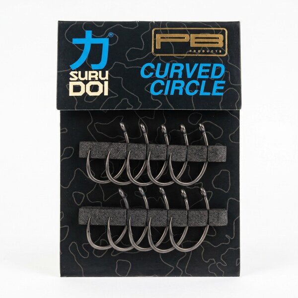 PB-SURUDOI Curved Circle Hook PTFE Karperhaak-2 - De Goeie Vangst