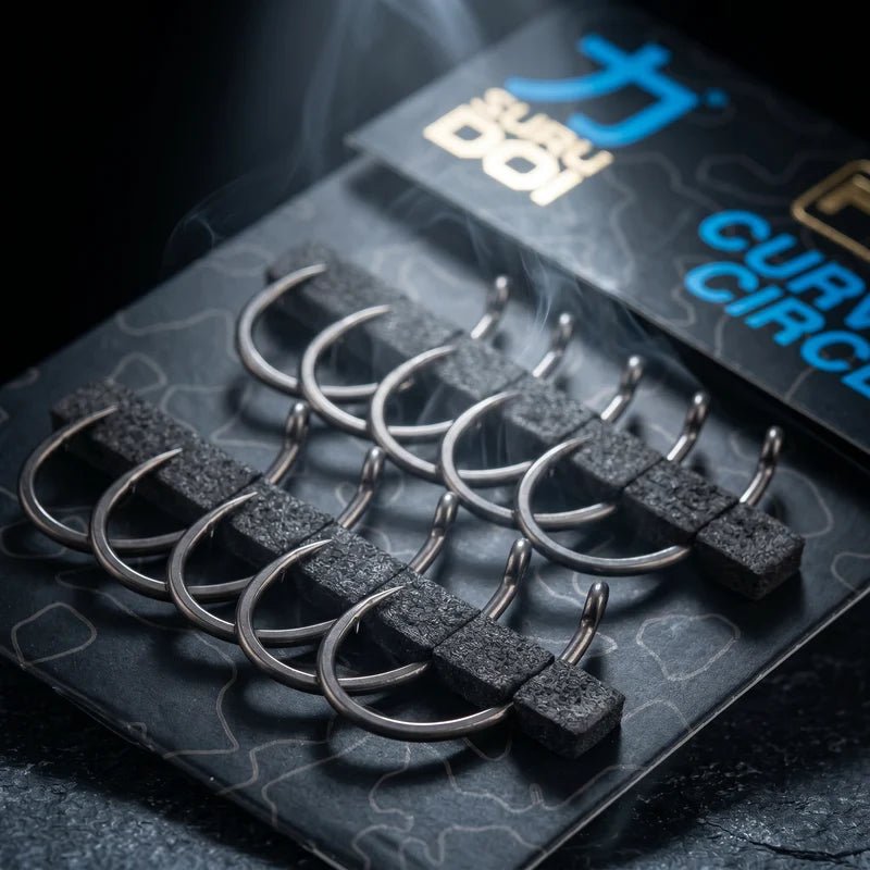 PB-SURUDOI Curved Circle Hook PTFE Karperhaak-2 - De Goeie Vangst