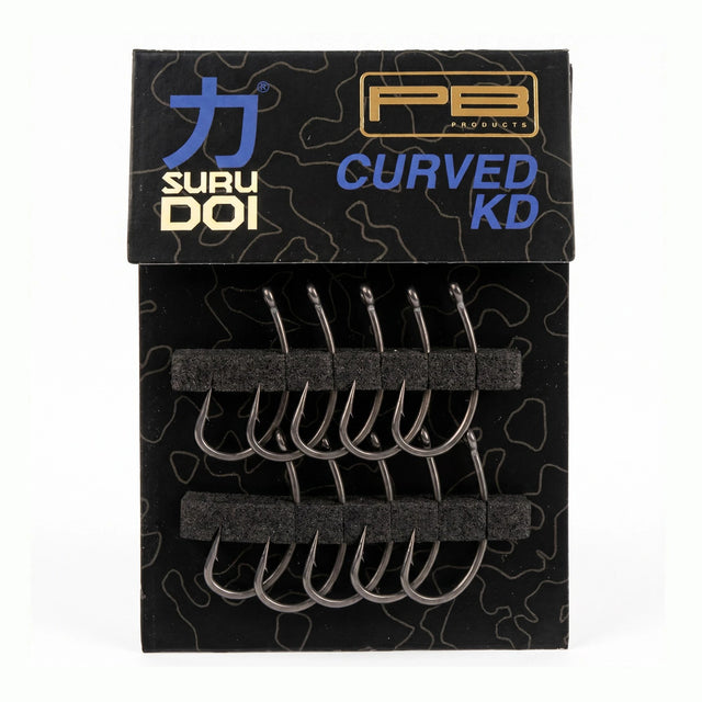 PB-SURUDOI Curved KD Hook PTFE Karperhaak-2 - De Goeie Vangst
