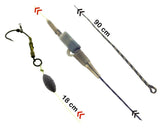 PB - R2G SR Clip Leader 90/Ronnie Hinged Stiff Rig - Hengelsport De Goeie Vangst