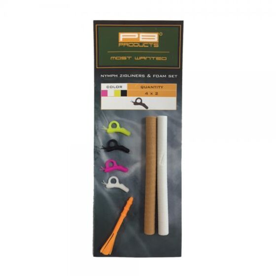 PB - Nymph Zigliners & Foam Set - Hengelsport De Goeie Vangst