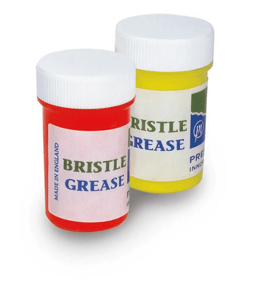 Preston-Bristle Grease Fluorescent-Rood/ Geel - Hengelsport De Goeie Vangst