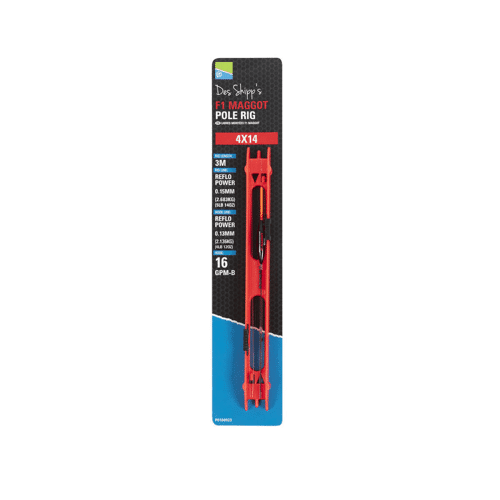 Preston-F1 Maggot Pole Rig-4x14 - Hengelsport De Goeie Vangst