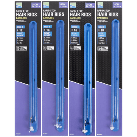 Preston - Rapid Stop Hair Rigs Barbless - Hengelsport De Goeie Vangst