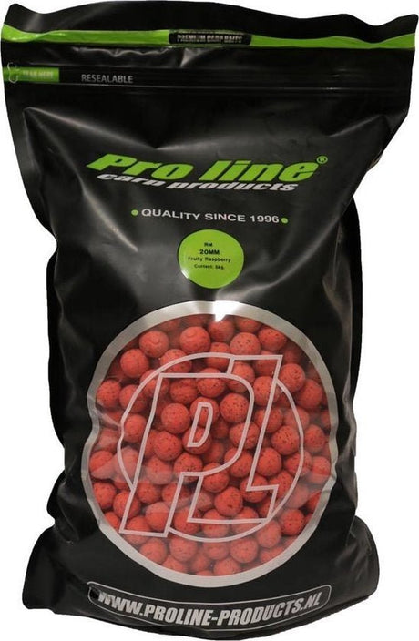 Pro Line-Fruity Raspberry Boilies | 2.5kg-Raspberry-20mm-Hengelsport De Goeie Vangst