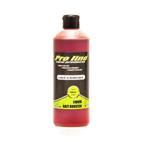 Pro Line-Liquid Bait Booster | Garlic & Robin Red | 500ml - Hengelsport De Goeie Vangst