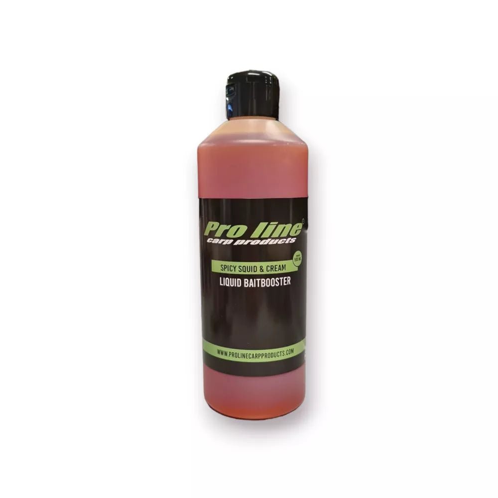 Pro Line-Liquid Bait Booster | Spicy Squid & Cream | 500ml - Hengelsport De Goeie Vangst