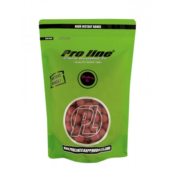 Pro Line-Readymades Boilies | Strawberry Ice | 5kg-15mm - Hengelsport De Goeie Vangst