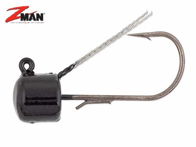 Z-Man-Weedless Pro Shroomz-Zwart-10g-Hengelsport De Goeie Vangst