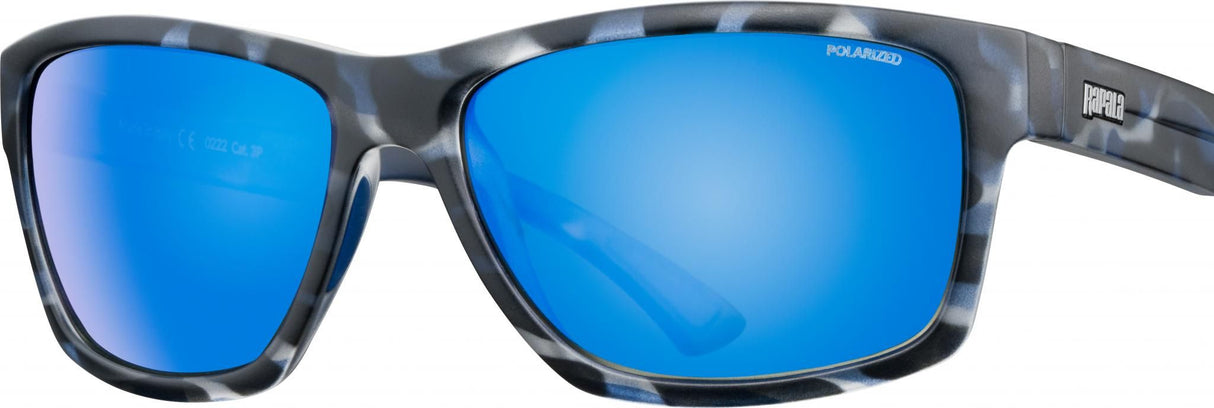 Rapala-Precision Faial | Matte Bleu Havana Frame | Grey Lens Blue Mirror - Hengelsport De Goeie Vangst