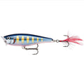 Rapala-Skitter Pop-Striped Hot Blue-7cm-Hengelsport De Goeie Vangst