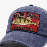 River Crew-Baars Visserspet Blauw - Hengelsport De Goeie Vangst