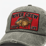 River Crew-Karper Visserspet Olijfgroen - Hengelsport De Goeie Vangst