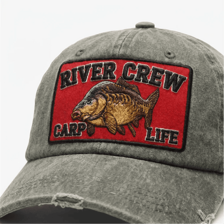 River Crew-Karper Visserspet Olijfgroen -RCKPG- Hengelsport De Goeie Vangst