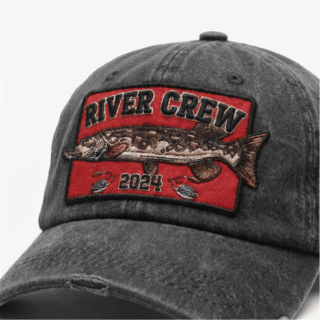 River Crew-Snoek Visserspet Grijs -RCSPG- Hengelsport De Goeie Vangst