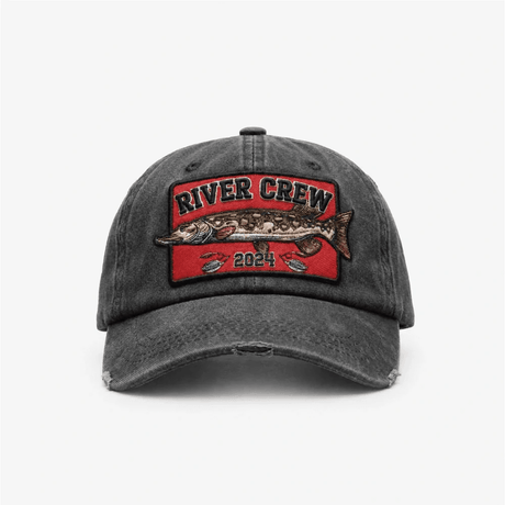 River Crew-Snoek Visserspet Grijs -RCSPG- Hengelsport De Goeie Vangst