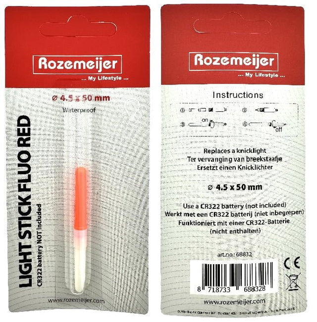Rozemeijer - Light Stick | 4.5mmx50mm | Excl. Cr322 Batterij - Hengelsport De Goeie Vangst