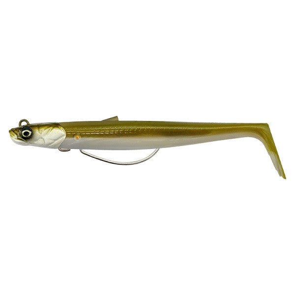 Savage Gear-Sandeel V2 Weedless 11.5cm-Khaki-11.5cm-Hengelsport De Goeie Vangst