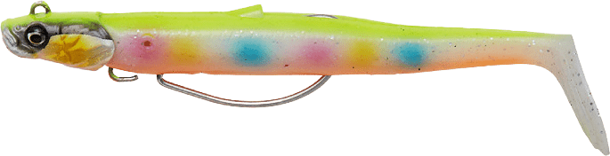 Savage Gear-Sandeel V2 Weedless 11.5cm-Lemon Candy-11.5cm-Hengelsport De Goeie Vangst
