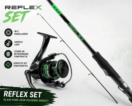 Select-Reflex Roofvis Startset-2000-2.13m-Hengelsport De Goeie Vangst