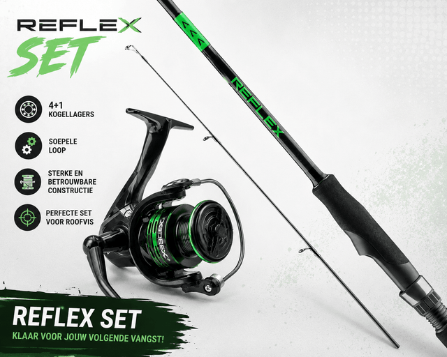 Select-Reflex Roofvis Startset-2000-2.13m-Hengelsport De Goeie Vangst