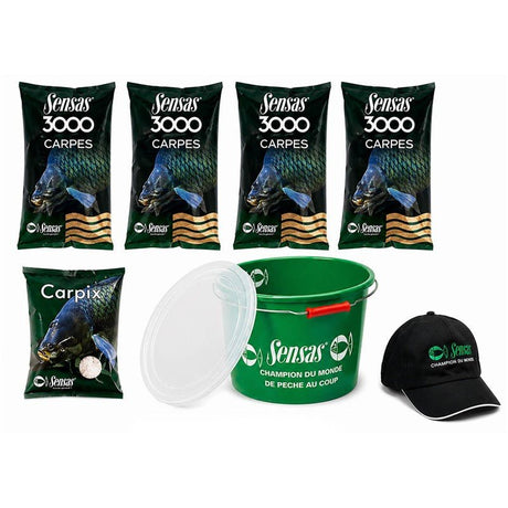 Sensas - Promo Voerpakket 3000 Carp - 73724 - Hengelsport De Goeie Vangst