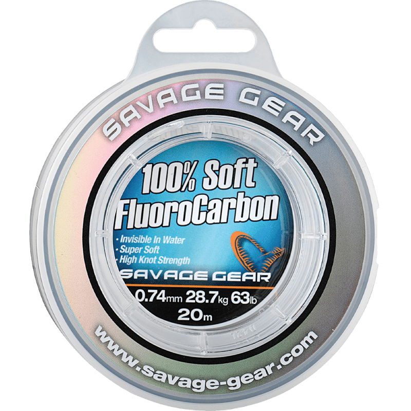 Savage Gear - 100% Soft Fluorocarbon | 40m - Hengelsport De Goeie Vangst