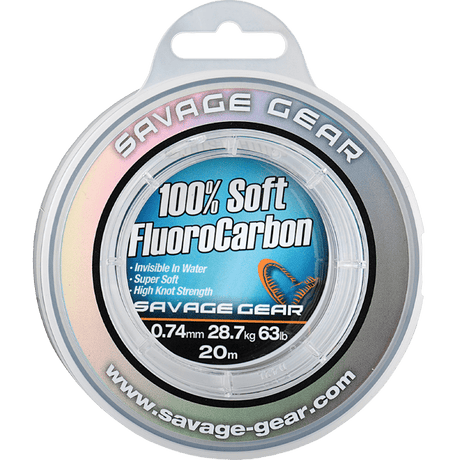 Savage Gear - 100% Soft Fluorocarbon | 40m - Hengelsport De Goeie Vangst