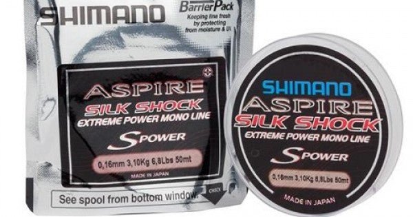 Shimano - Aspire Slik Shock 50m - Hengelsport De Goeie Vangst