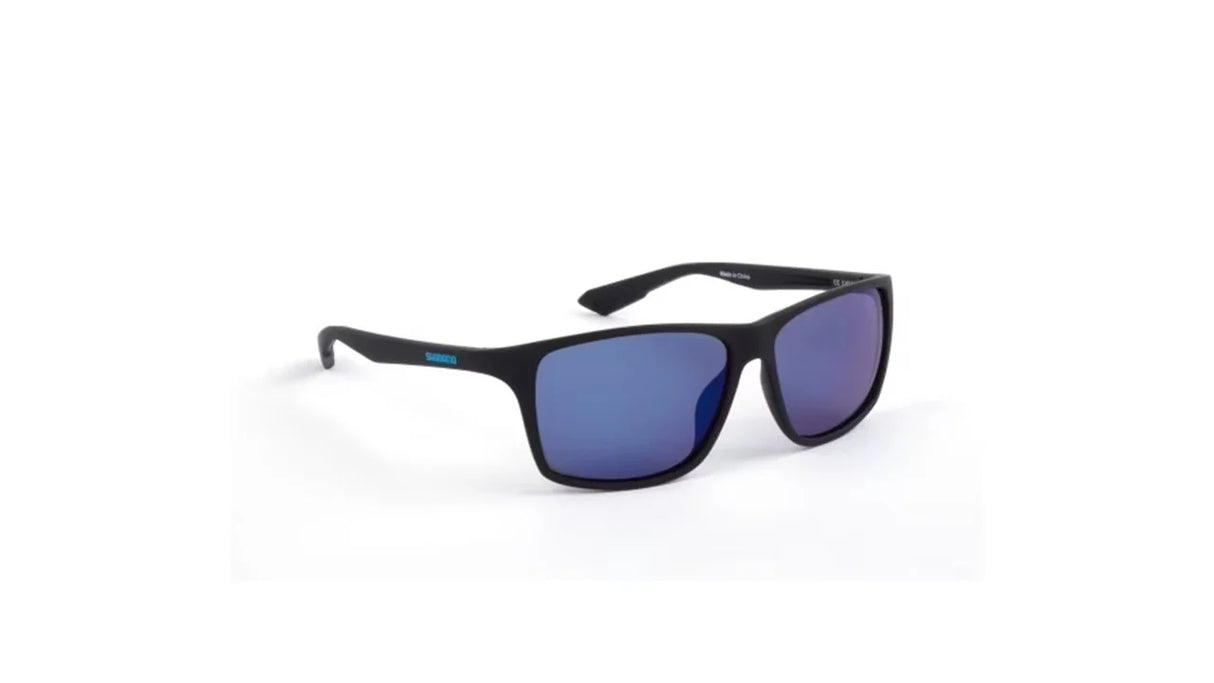 Eyewear Technium Matte Black & Blue Mirror UV400 Zonnebril