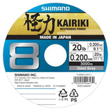 Shimano - Kairiki 8 Braid | 300m - Hengelsport De Goeie Vangst