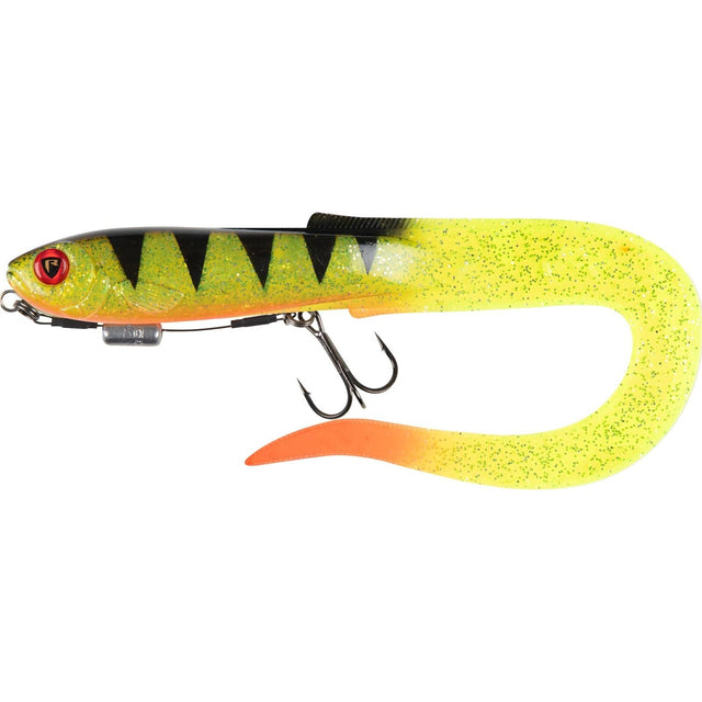 Fox Rage-Slick Eel Loaded Softbait-UV Perch-21cm-Hengelsport De Goeie Vangst