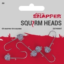 Korum - Snapper Squirm Heads - Hengelsport De Goeie Vangst