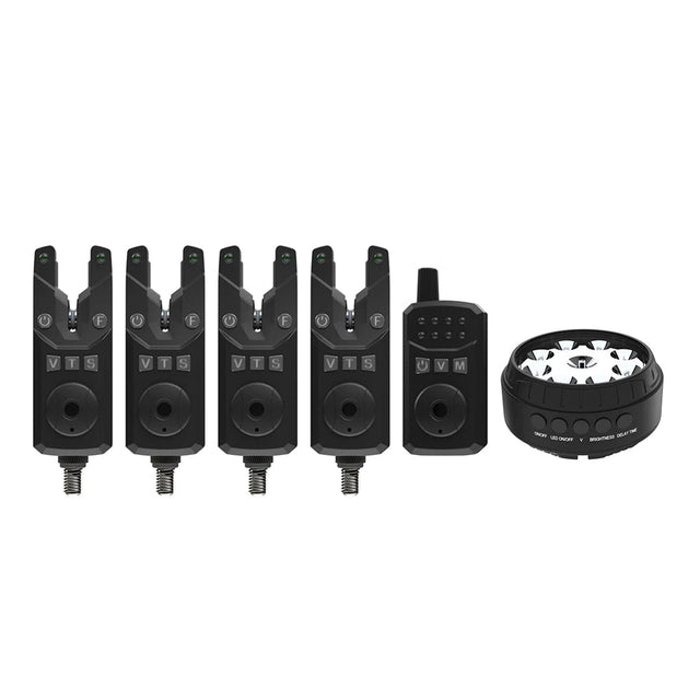 Sonik - SKS2 Alarm Set 4+1 Bivvy Lamp - Hengelsport De Goeie Vangst
