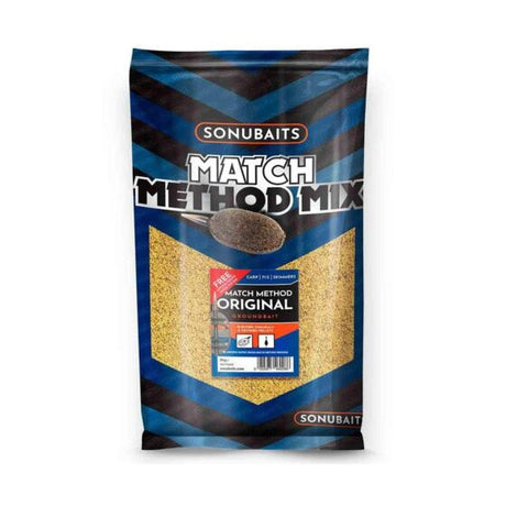 Sonubaits-Match Method Mix Original Groundbait | 2kg-Licht bruin-2kg-Hengelsport De Goeie Vangst