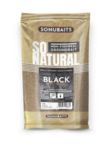 Sonubaits-So Natural Groundbait Black | 1kg - Hengelsport De Goeie Vangst
