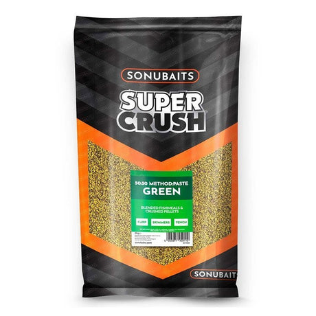 Sonubaits-Super Crush 50/50 Method Paste Green Groundbait | 2kg-2kg - Hengelsport De Goeie Vangst