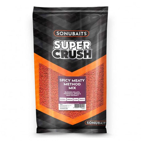 Sonubaits-Supercrush Spicy Meaty Method Mix 2 kg - Hengelsport De Goeie Vangst