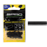 Spro-Single Brass Crimp-0.80 mm - Hengelsport De Goeie Vangst