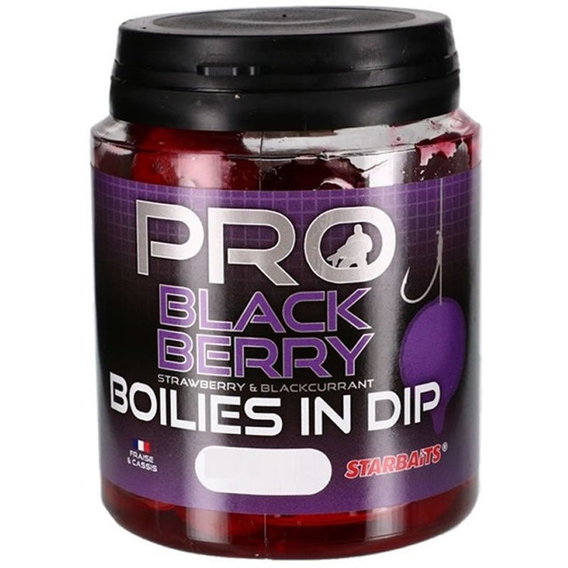 Starbaits-Pro Boilies in Dip | 150g-20mm-Black Berry-Hengelsport De Goeie Vangst