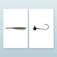 Storm-Vertical Minnow Snoekbaars Verticalset – Smoke Pearl - De Goeie Vangst