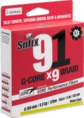 Sufix-91 G-core x9 braid | 100m-Neon Chartreuse-0.104mm-Hengelsport De Goeie Vangst