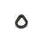 Faith Carp Tackle-Teardrop Rig Rings-Zwart - Hengelsport De Goeie Vangst